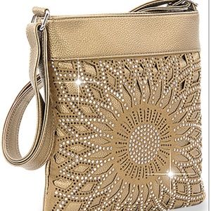 NEW BLING Sparkle Crossbody Purse Rhinestone